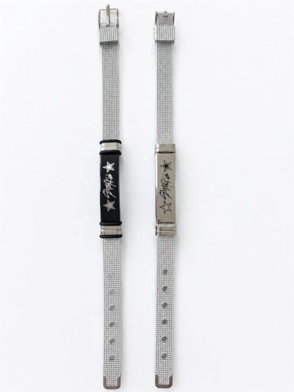 2-PK Stray Kids Stainless Steel Merch Bracelets for Gift